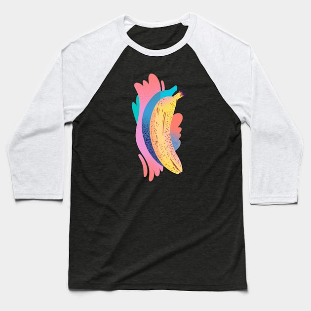 Banana Baseball T-Shirt by JordanKay